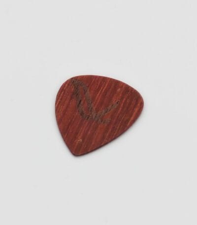 wood guitar pick