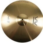 Wambooka Cymbals S Flat Crash 18" (45.7cm) for Drum - Traditional Alloy Finish Musical Instruments