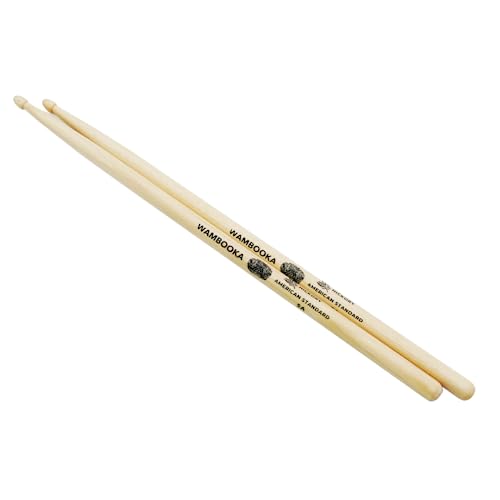 Wambooka American Standard Drumsticks, 1 pair (5A / 5B)